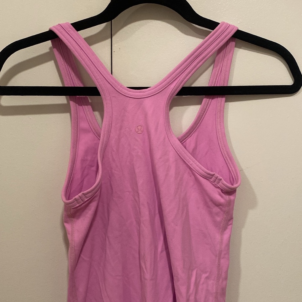 Pink Lululemon Athletic Tank Top